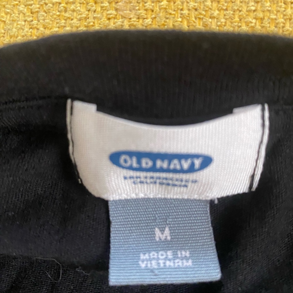 Mossimo Supply Co. Black and White Patterned Camisole,Old Navy black top - Picture 4 of 13